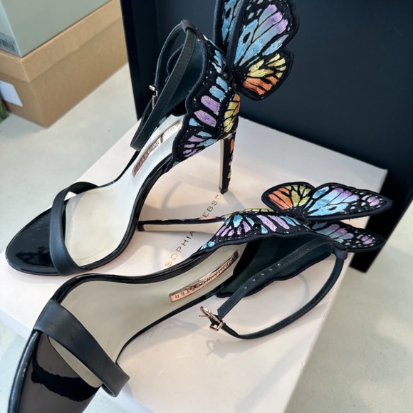 Sophia Webster Multi Color Butterfly heel - Picture 10 of 12